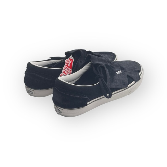 HTF: new Vans ™ ®✌︎︎ Origami Calf Hair Sneaker ✌︎︎ Black Leather Overlay ✌︎︎ - Picture 5 of 16